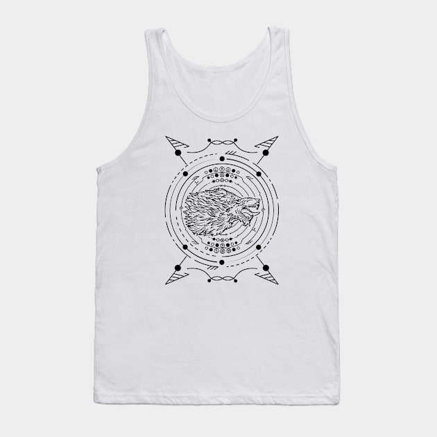 Fenrir | Norse Pagan Symbol Tank Top by CelestialStudio